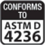 Conforme a ASTM D 4236